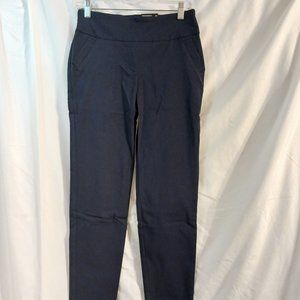 NWT Womens Massini Pull on Ankle Pant Navy Blue Size Small Skinny Midrise